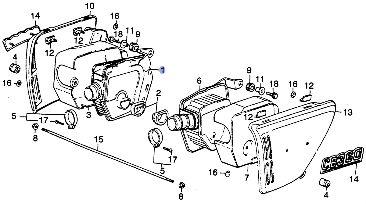 Honda OEM part 17210-369-000