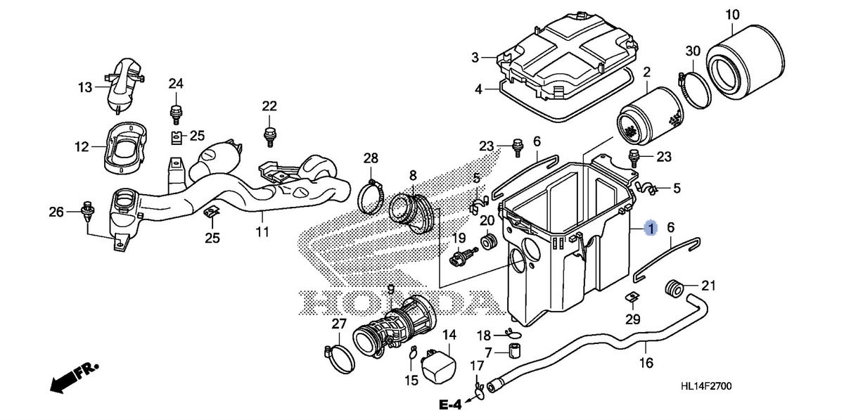 Honda OEM part 17210-HL1-A00