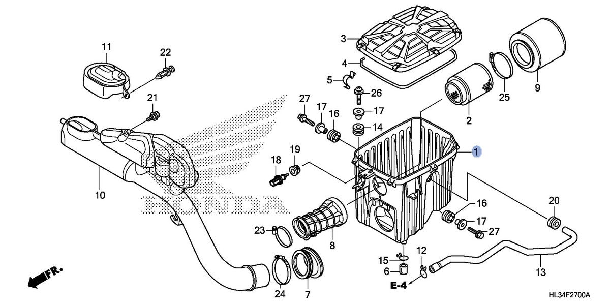 Honda OEM part 17210-HL3-A00