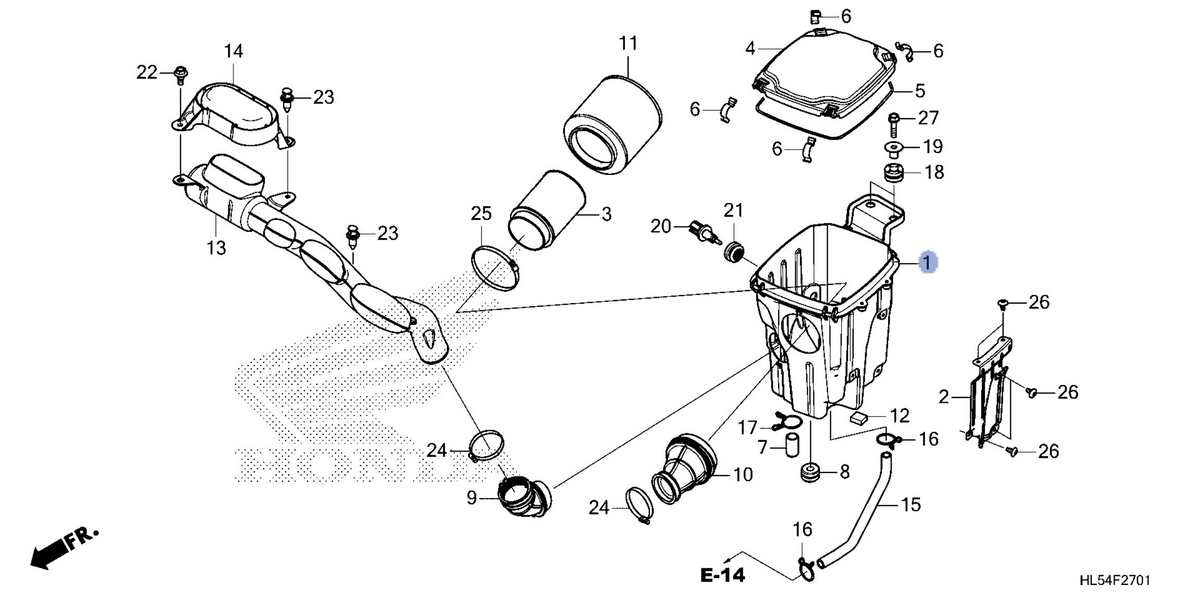 Honda OEM part 17210-HL5-E60