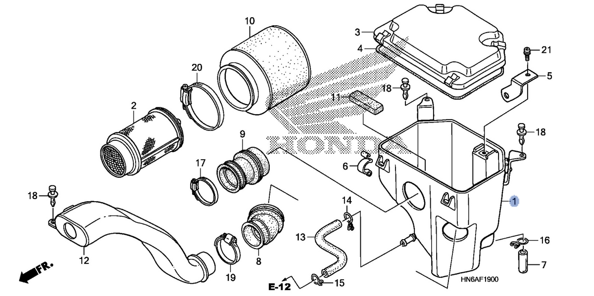 Honda OEM part 17210-HM8-000