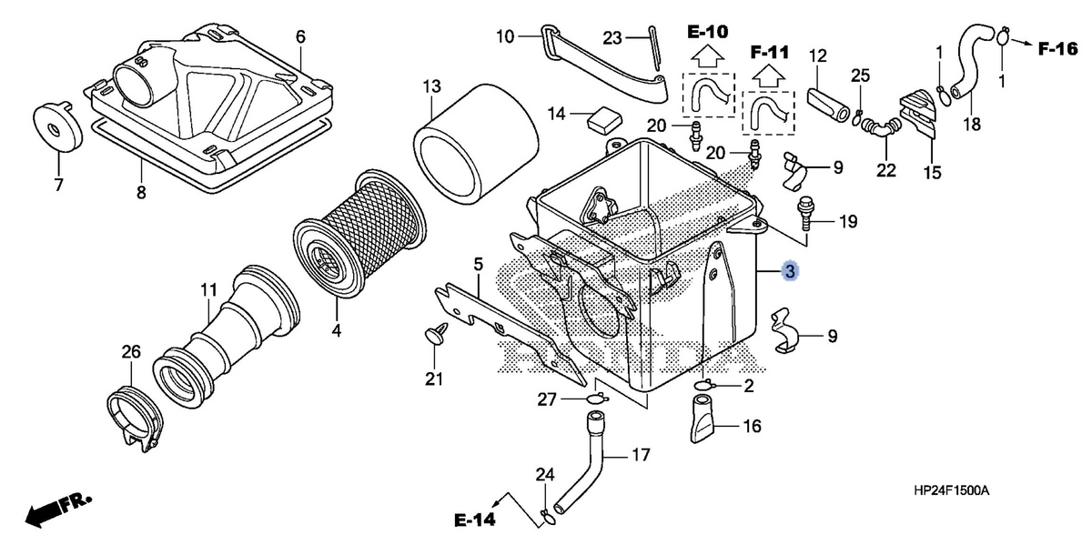 Honda OEM part 17210-HP2-770
