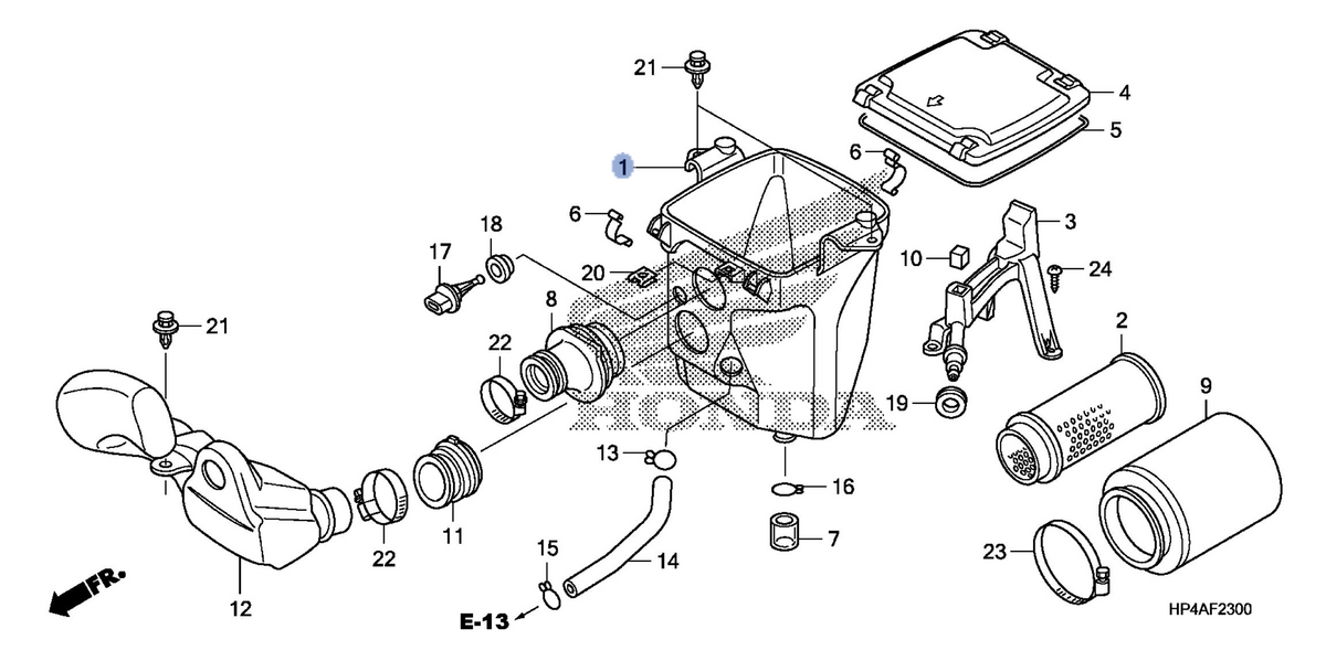 Honda OEM part 17210-HP7-A00