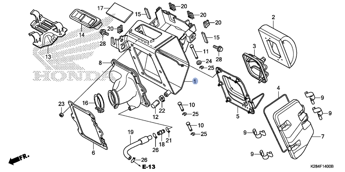 Honda OEM part 17210-K28-910