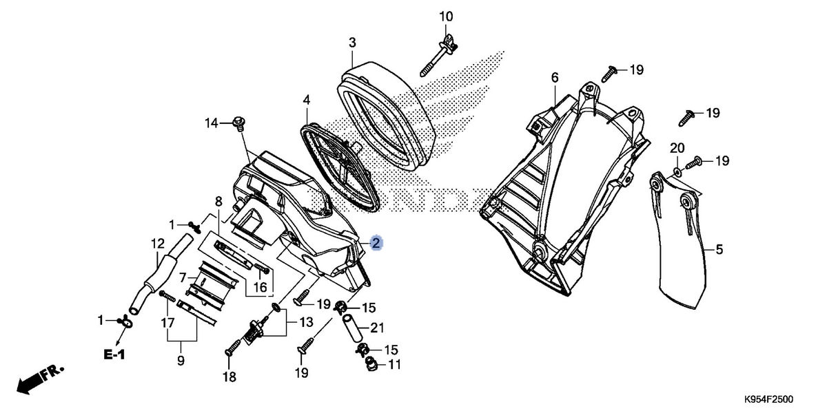 Honda OEM part 17210-K95-A20