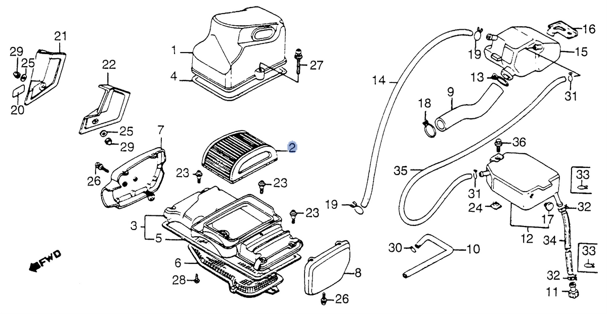 Honda OEM part 17210-MB4-000