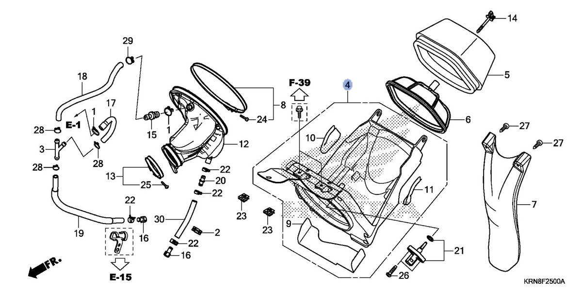 Honda OEM part 17210-MEN-A70