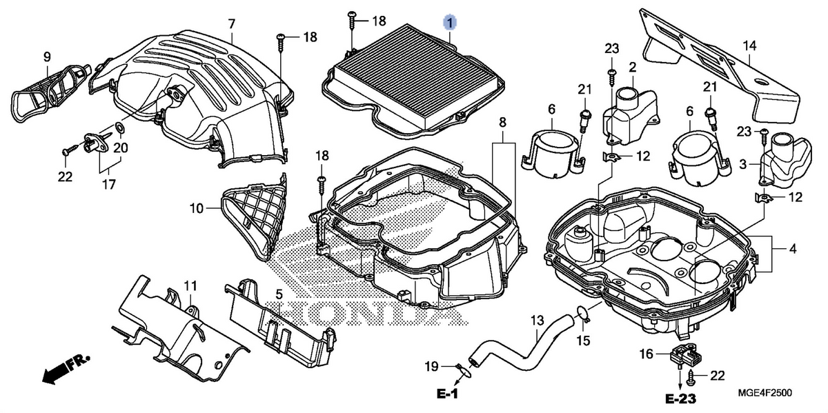 Honda OEM part 17210-MGE-000