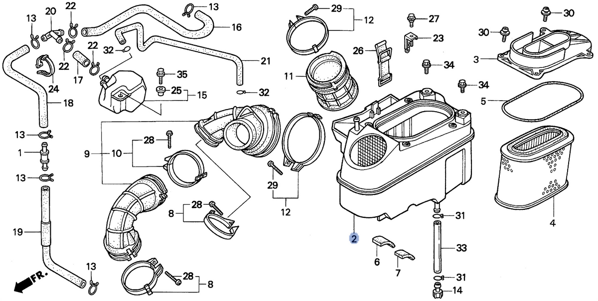 Honda OEM part 17210-MM8-020