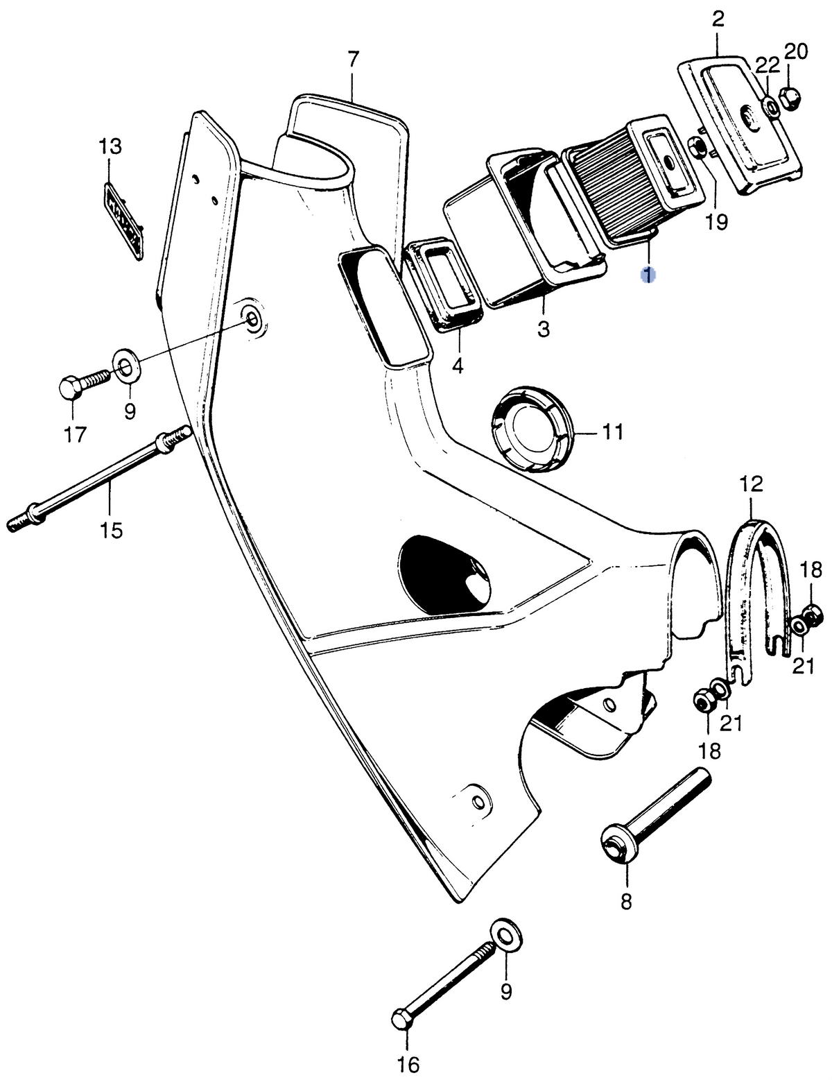 Honda OEM part 17211-041-015