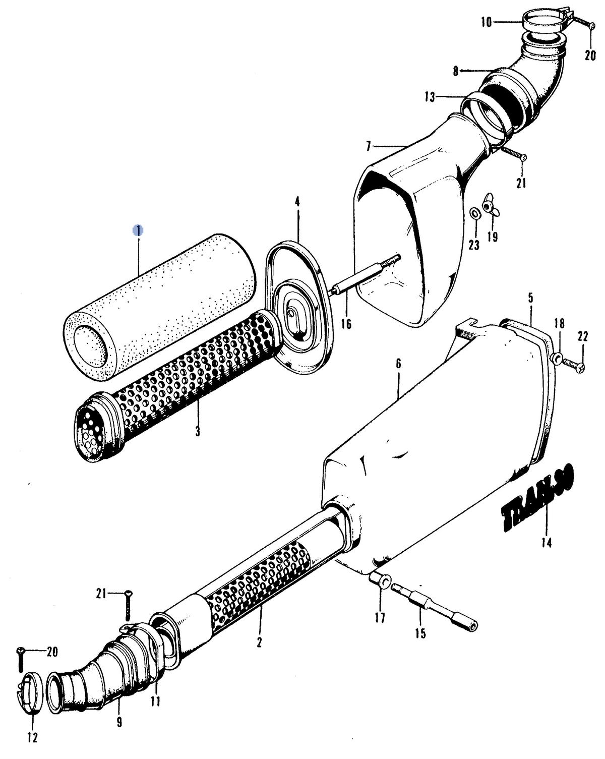 Honda OEM part 17211-102-000