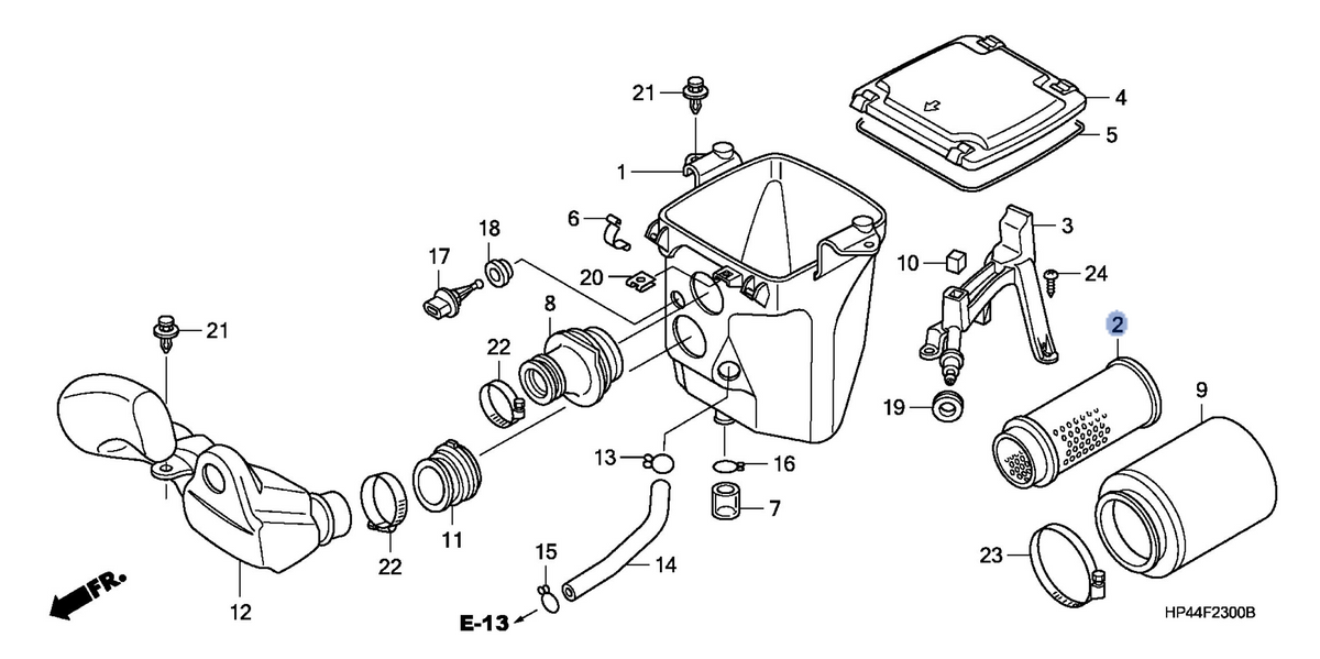 Honda OEM part 17211-HP5-600