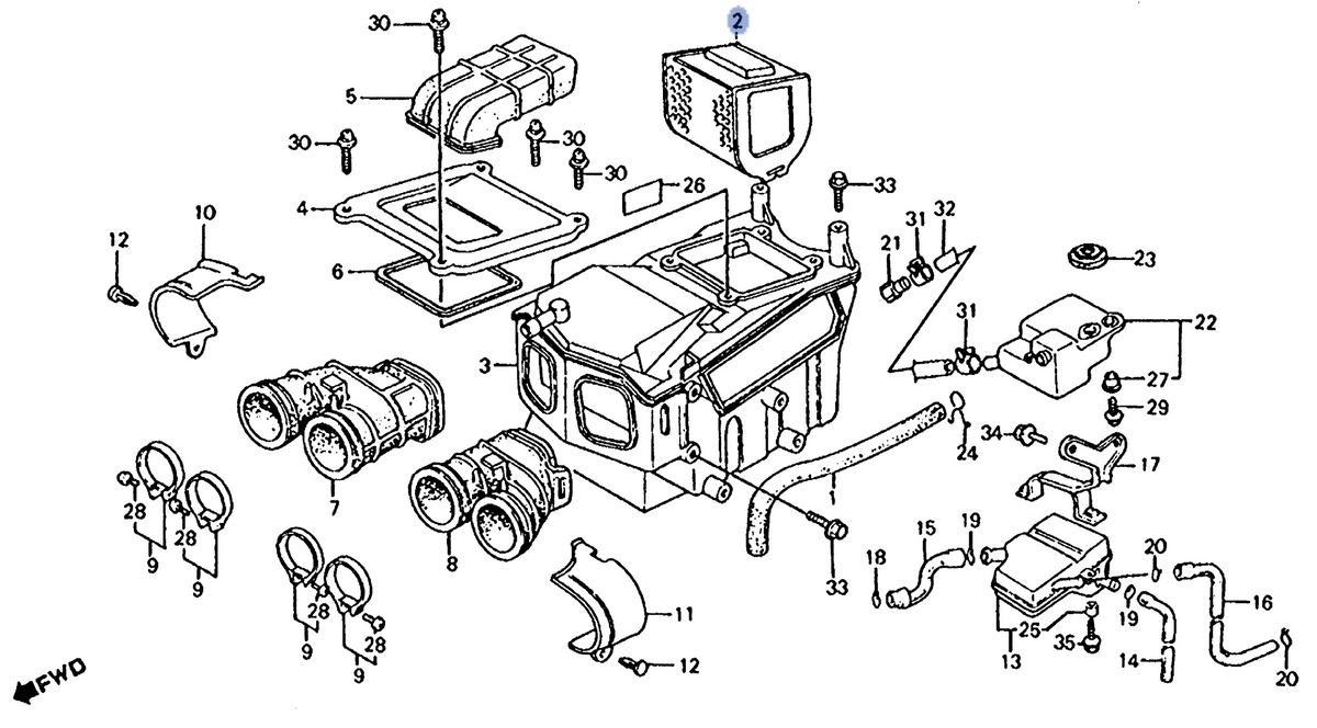 Honda OEM part 17211-MJ1-671