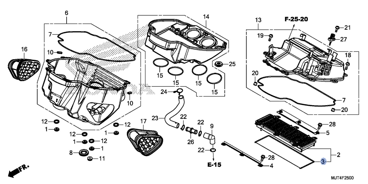 Honda OEM part 17211-MJT-E00