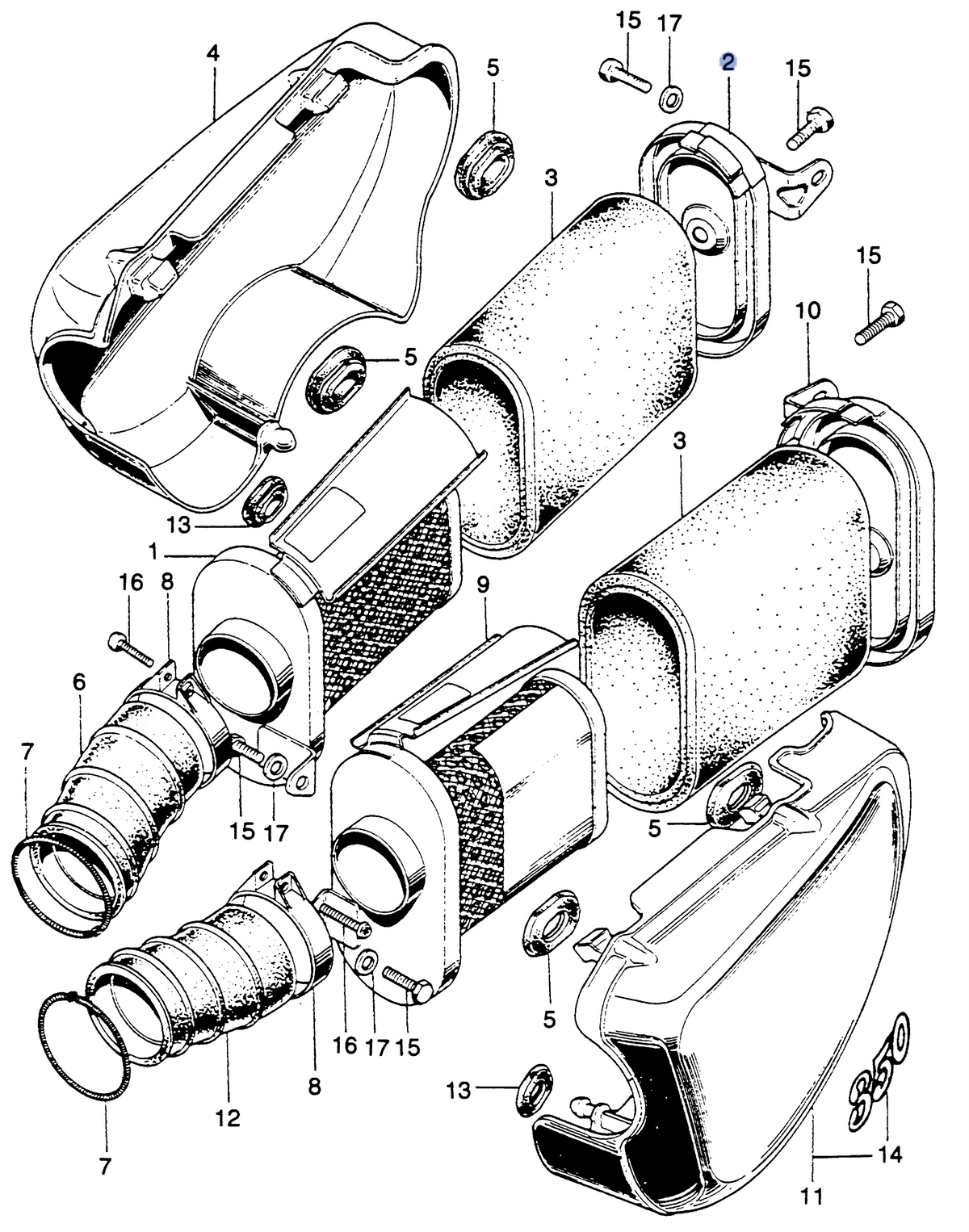 Honda OEM part 17212-312-030