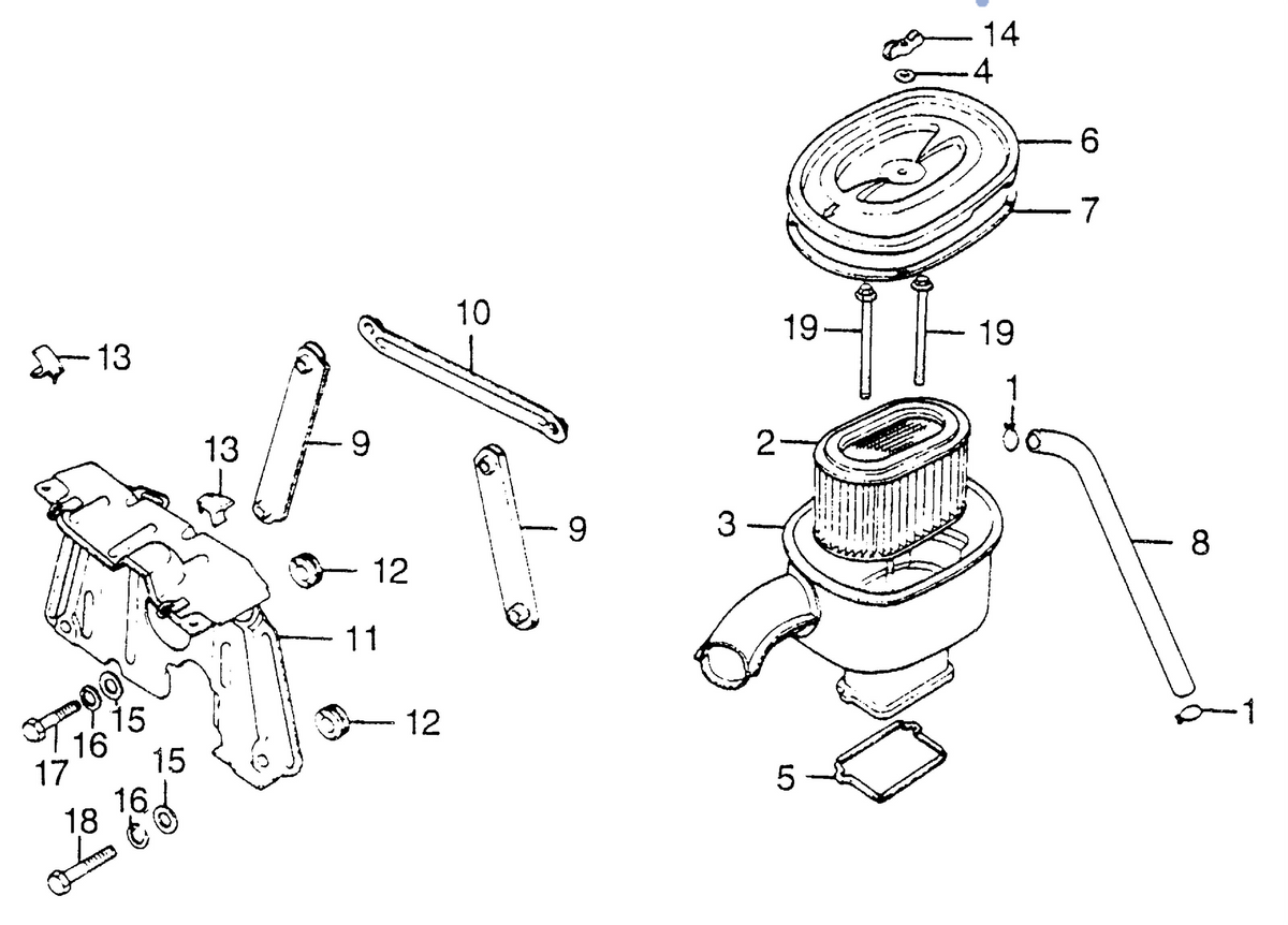 Honda OEM part 17212-611-000
