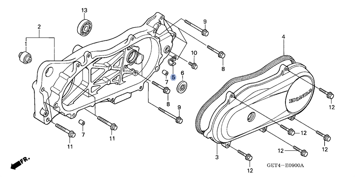 Honda OEM part 17212-GEE-710