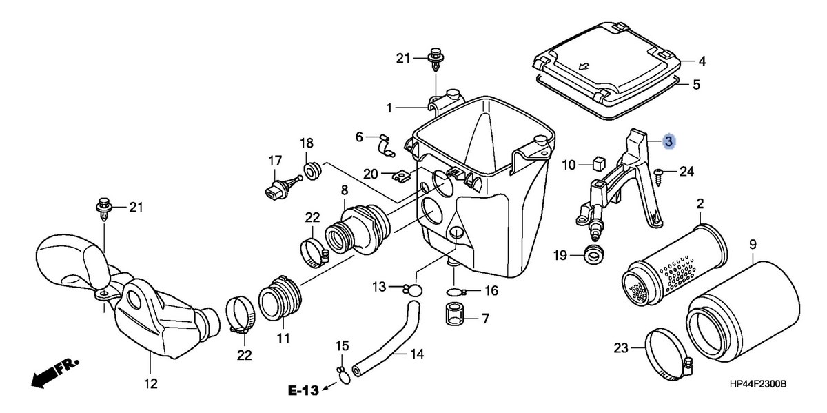 Honda OEM part 17212-HP5-600