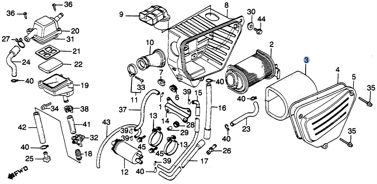 Honda OEM part 17213-471-010