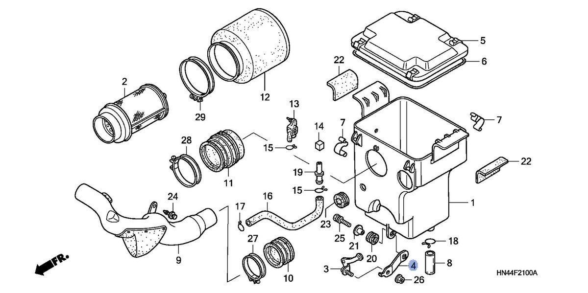 Honda OEM part 17213-HN5-670