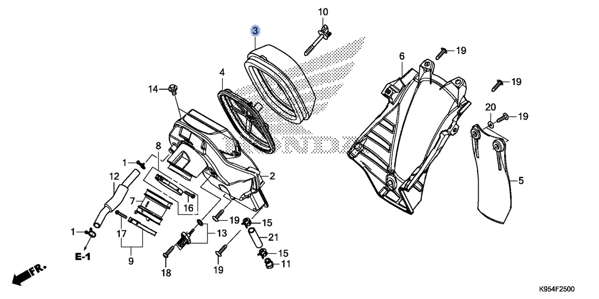 Honda OEM part 17213-K95-A60