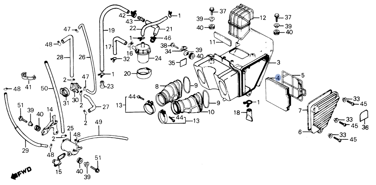 Honda OEM part 17213-MG2-000
