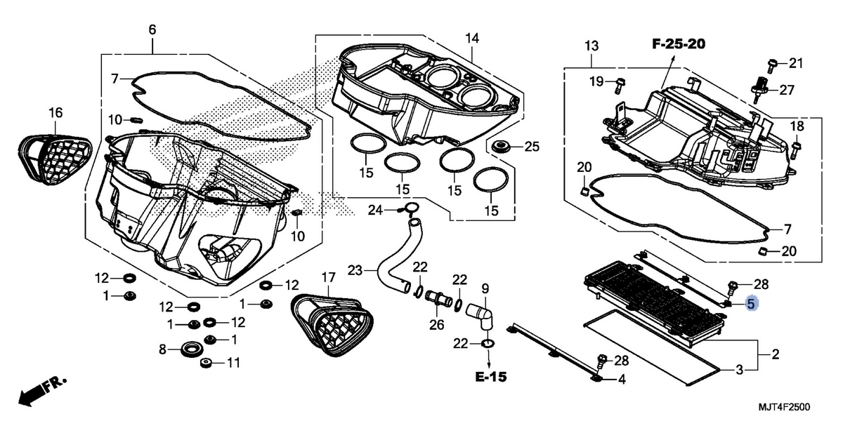 Honda OEM part 17213-MJT-E00