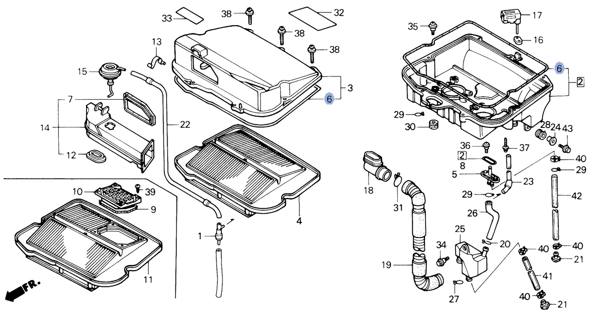 Honda OEM part 17213-MN5-300