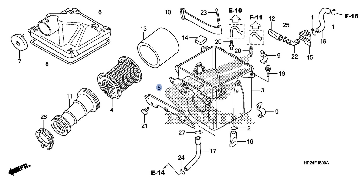 Honda OEM part 17214-HP2-670