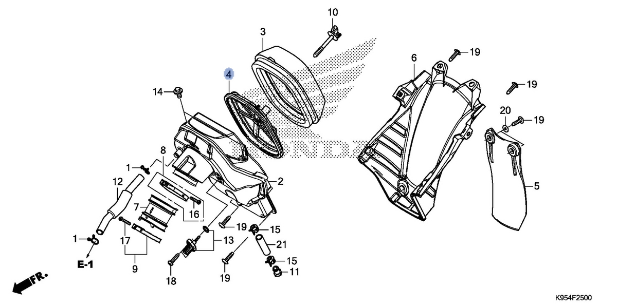 Honda OEM part 17214-K95-A60