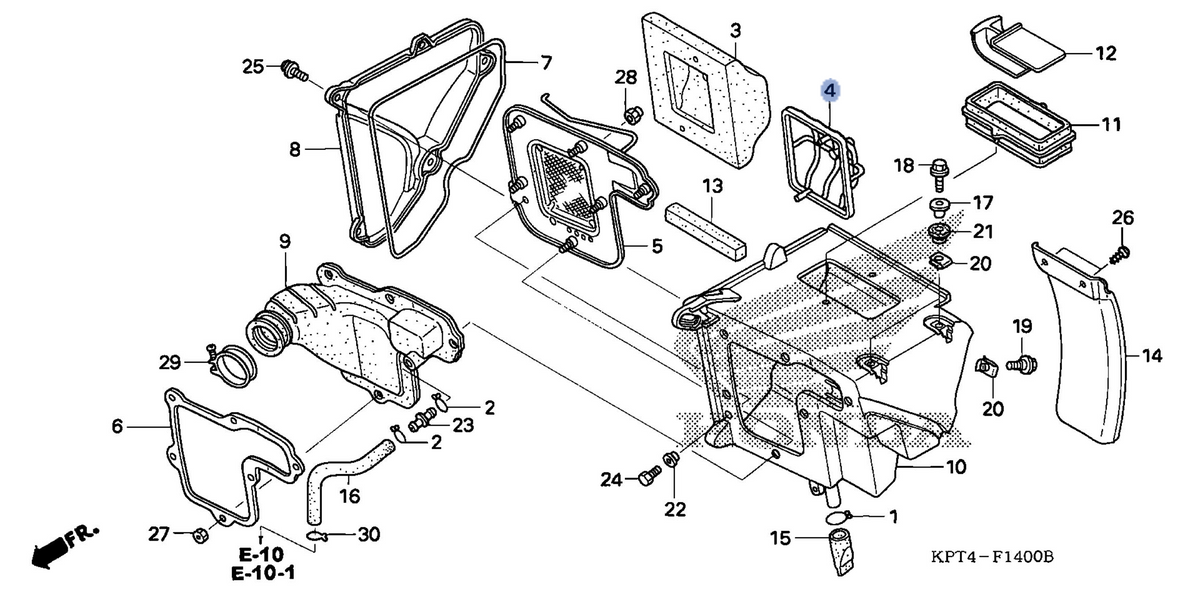 Honda OEM part 17214-KPS-900
