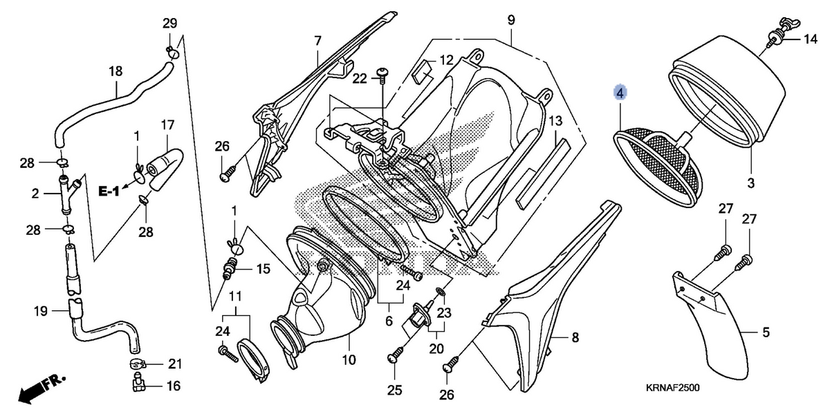 Honda OEM part 17214-MEN-A31