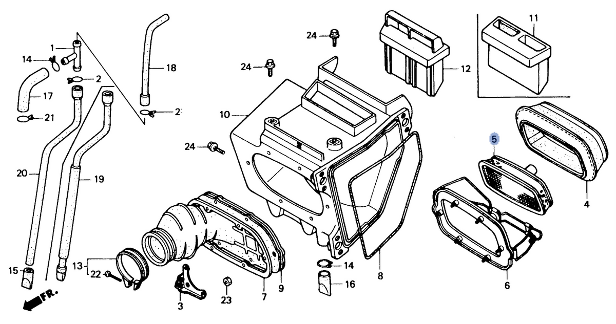 Honda OEM part 17214-MN1-670