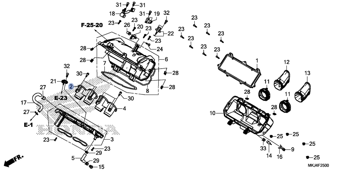 Honda OEM part 17215-MKJ-D00