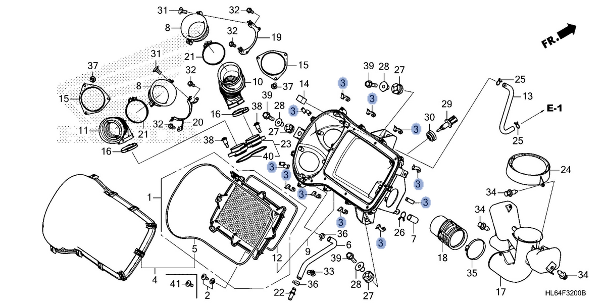 Honda OEM part 17217-P2J-300