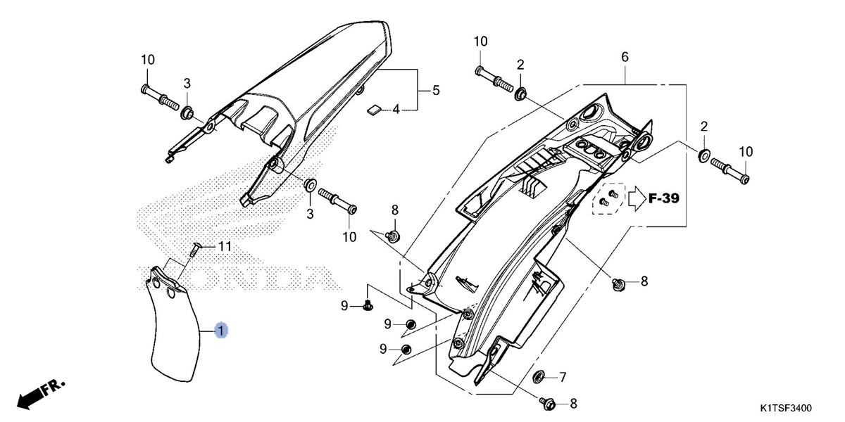 Honda OEM part 17218-K1T-E10