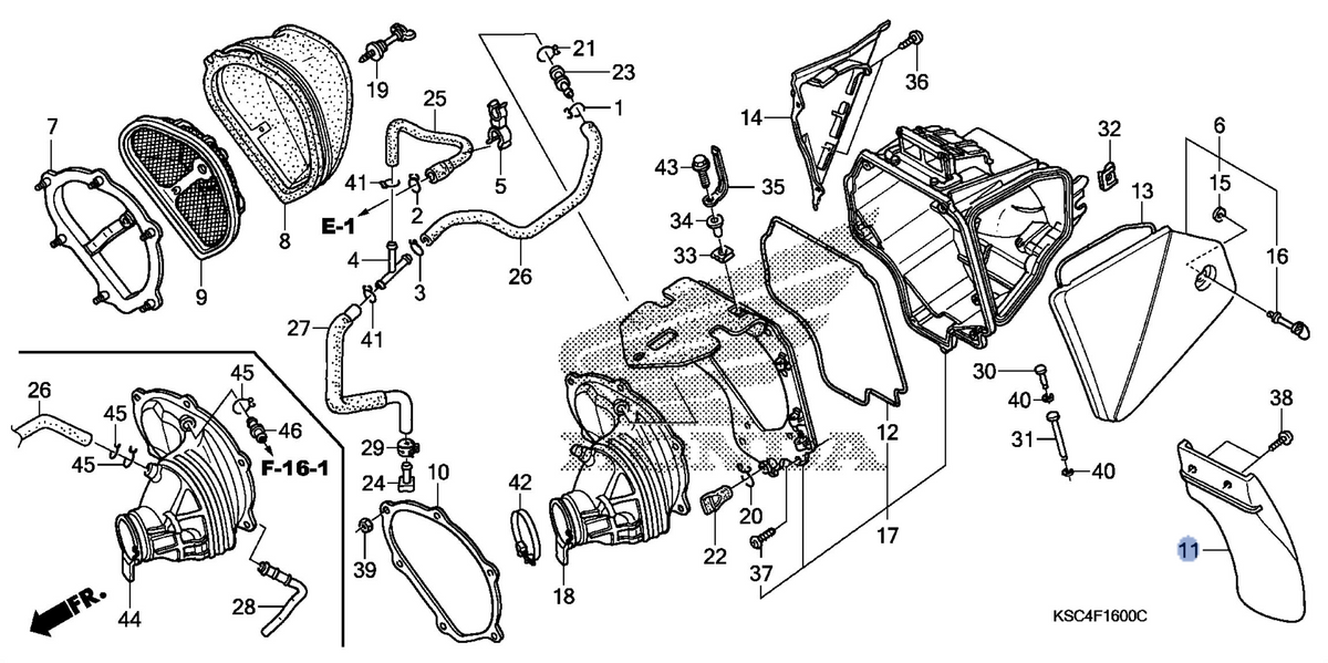 Honda OEM part 17218-KSC-A30