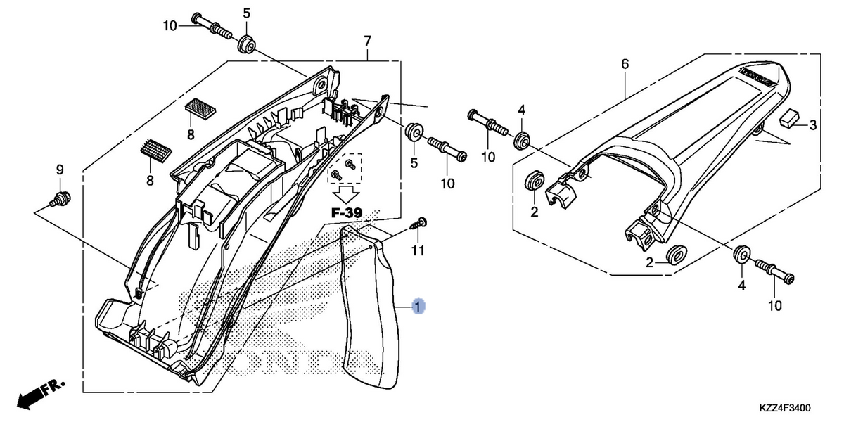 Honda OEM part 17218-KZZ-900