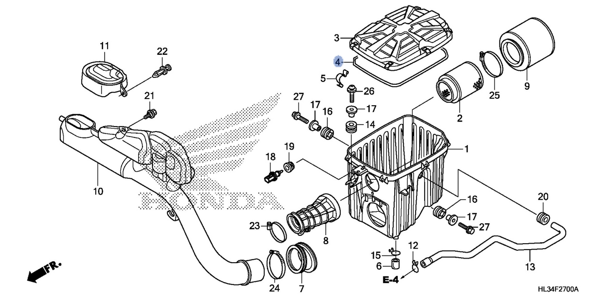 Honda OEM part 17219-HL3-A00