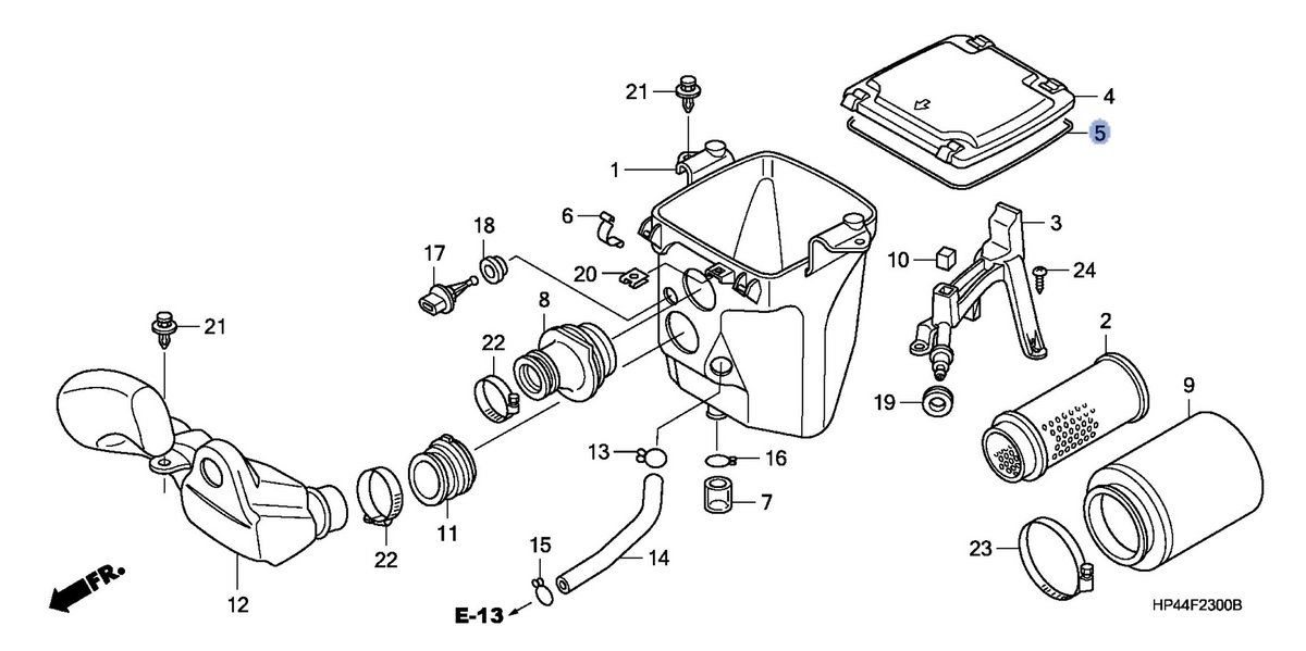 Honda OEM part 17219-HP5-600