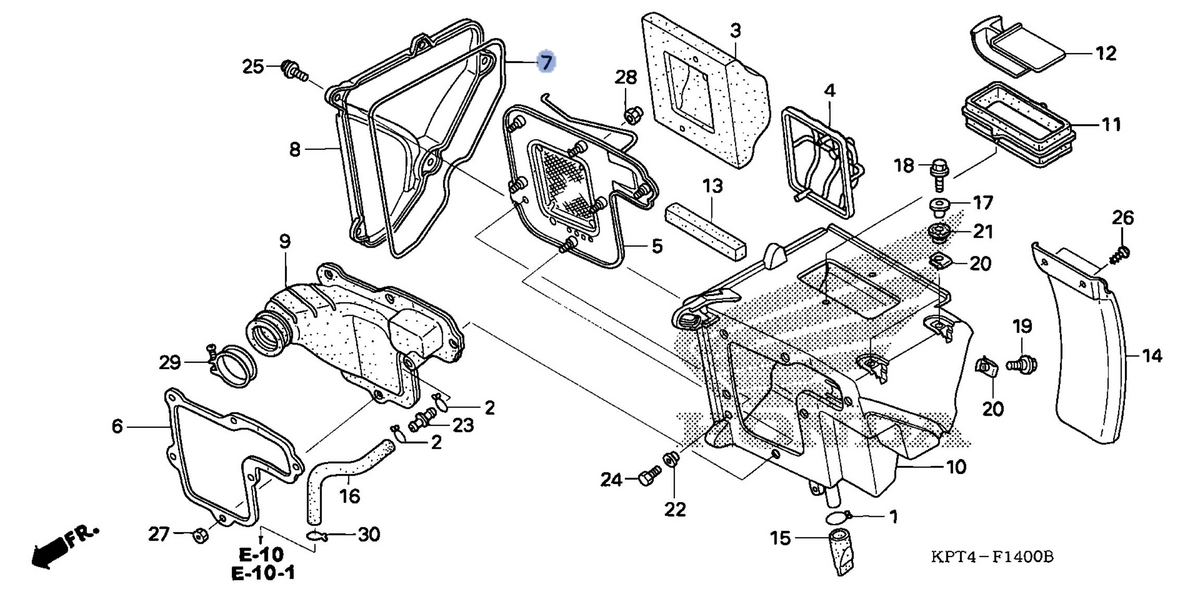 Honda OEM part 17219-KPS-900