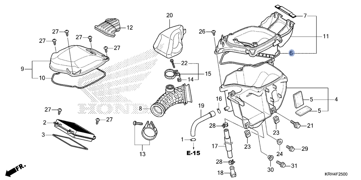 Honda OEM part 17219-KRE-900