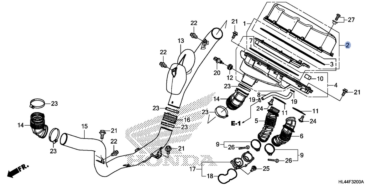 Honda OEM part 17220-HL4-A01