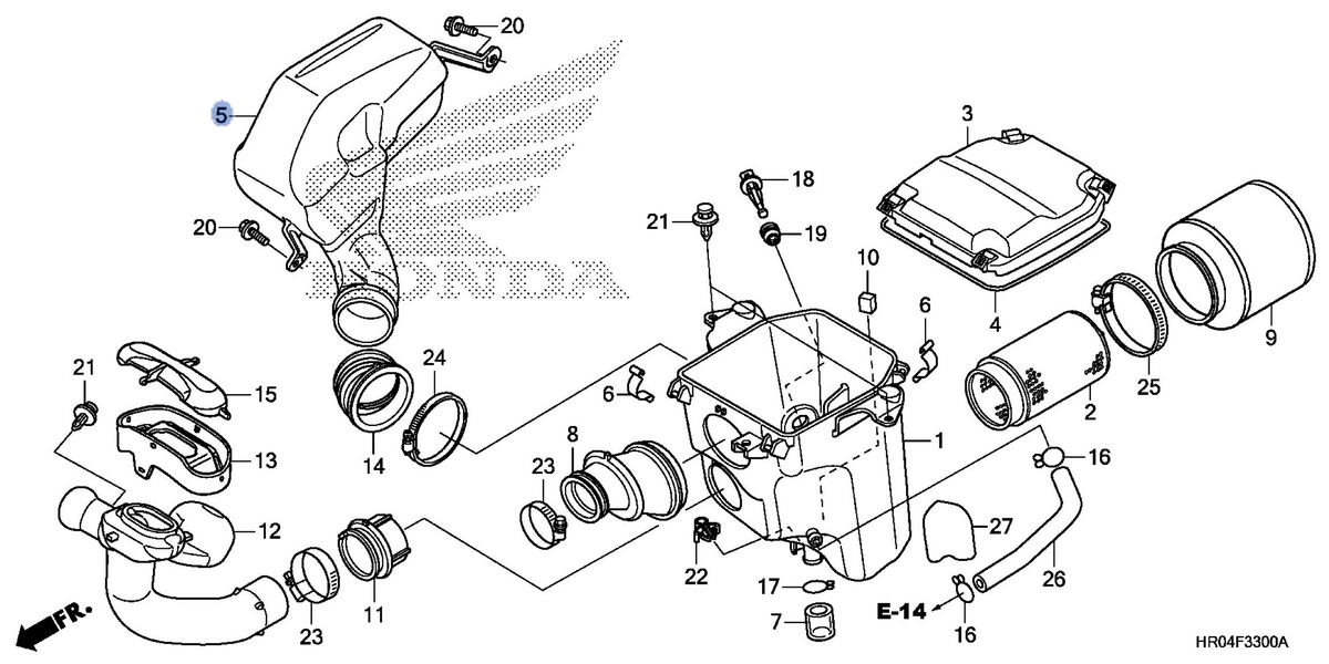 Honda OEM part 17220-HR0-F00