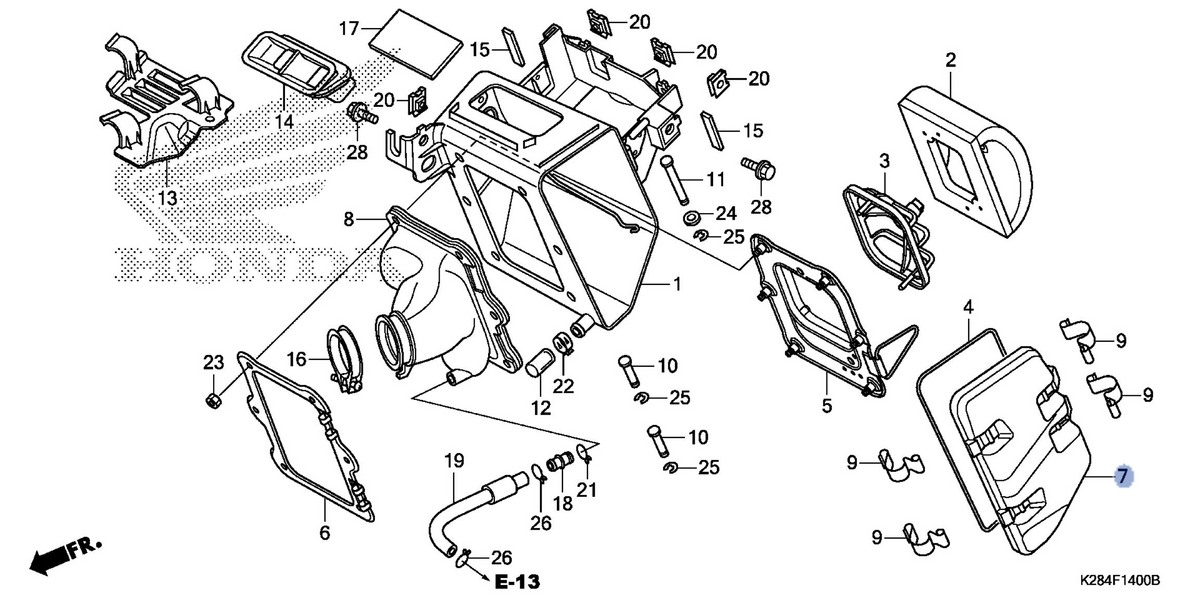 Honda OEM part 17220-K28-910