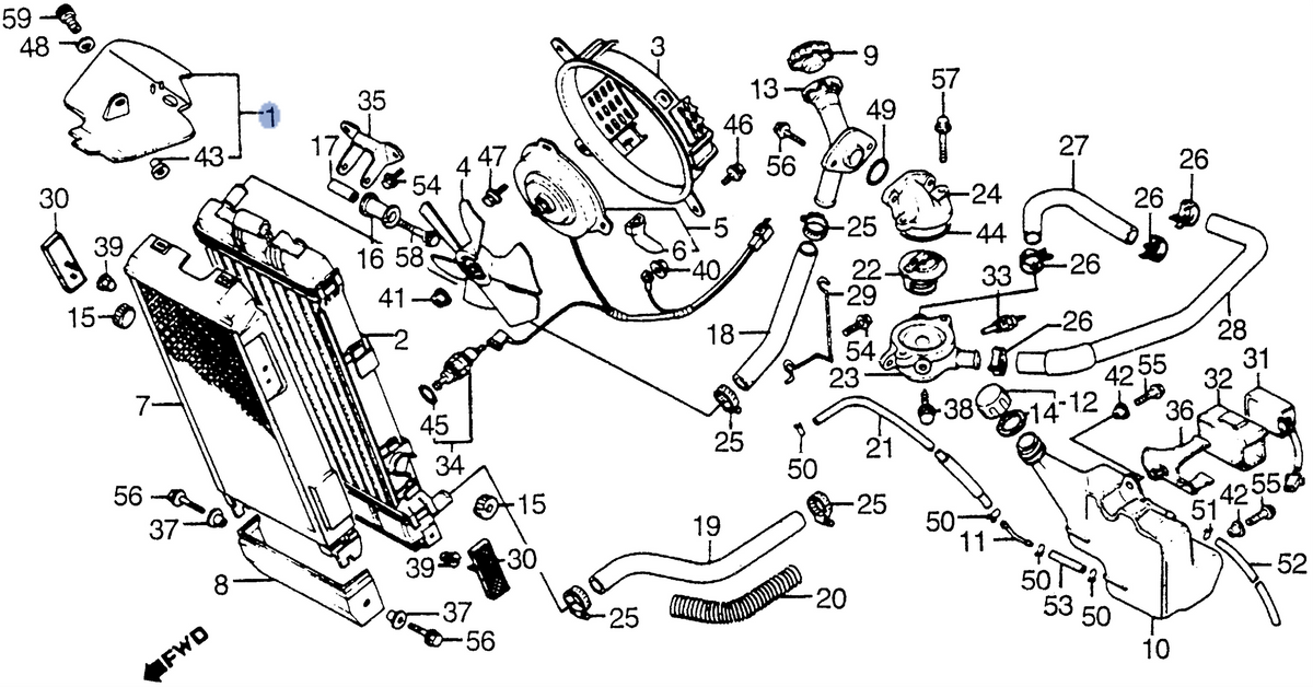 Honda OEM part 17220-MG8-000