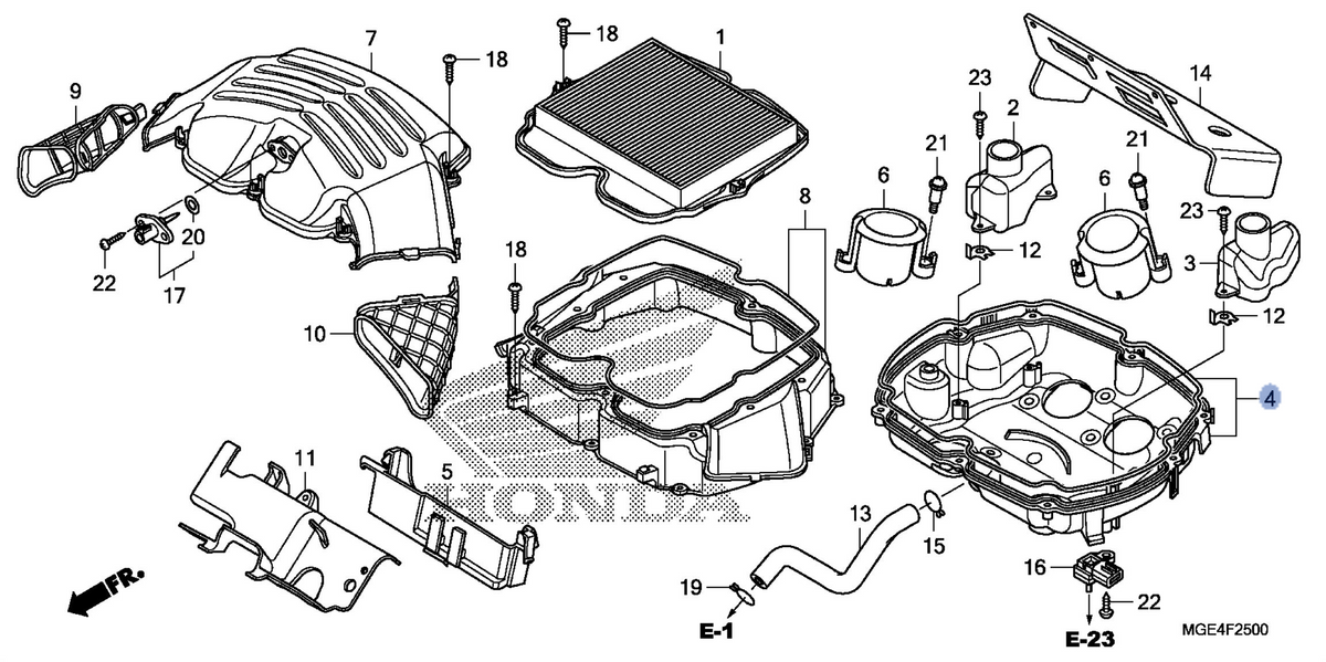 Honda OEM part 17220-MGE-000