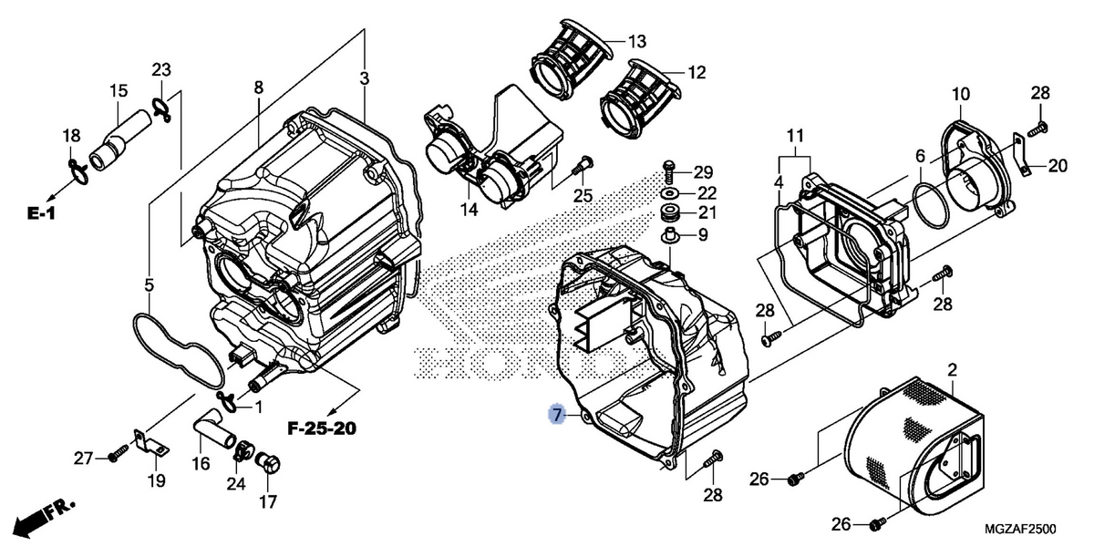 Honda OEM part 17220-MGZ-D00