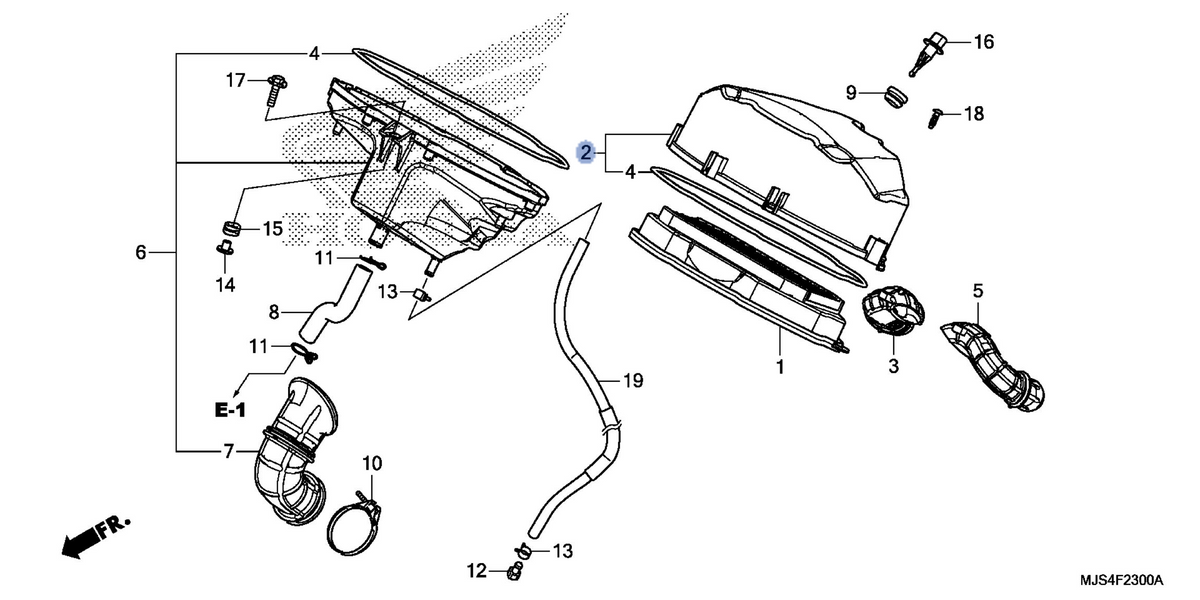 Honda OEM part 17220-MJS-J70