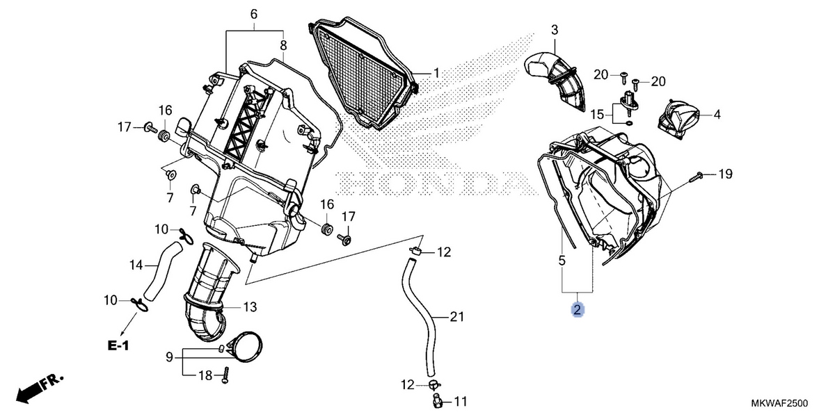 Honda OEM part 17220-MKT-D00